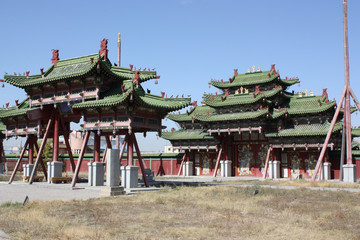 Fototapeta premium Winter palace - ulaanbaatar