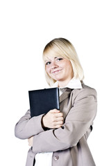 Naklejka premium Portrait of a young businesswoman