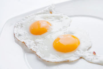 Double fried egg