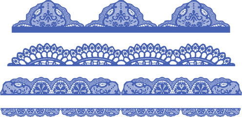 Frame lace-like