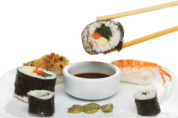 Sushi closeup