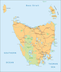 Fototapeta premium Tasmanien