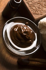 Chocolate spa with cinnamon