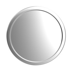 blank silver coin