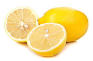 Obraz na płótnie Canvas ripe yellow lemon