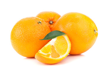 fresh orange isolated