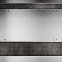 Abstract modern metal background