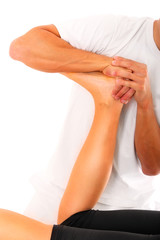 Professional leg treatment