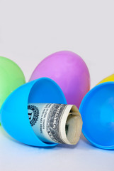 Easter Eggs with Cash Inside