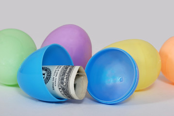 Easter Eggs with Cash Inside
