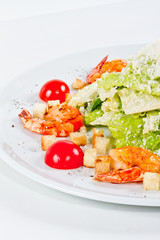 Caesar Salad with shrimps