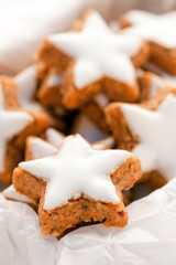 Christmas cookies in a box