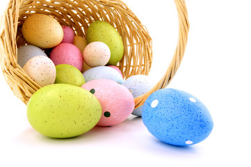 Spilling Easter basket