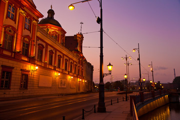 Obraz premium wroclaw at night