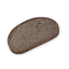 3d render of bread slice