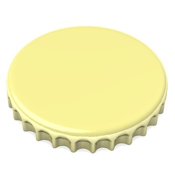 3d render of bottle lid