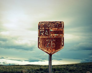 cartel de transito