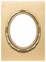 Oval photo frames  (Clipping path)