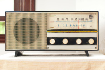 Old fashionable radio