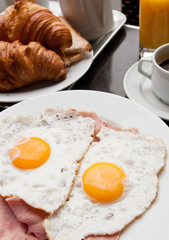 coffee and croissants