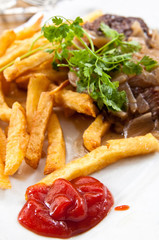 juicy steak beef