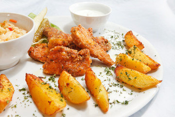 chicken with potatoes