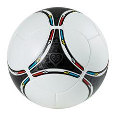 Stylish football - soccer ball on white background