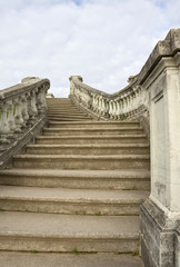 Fototapeta na wymiar Stairs in the Petergof Park
