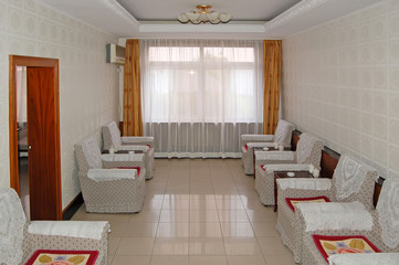 display inside the hotel room in china