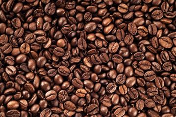 Fototapeta premium tekstura tło ziaren kawy
