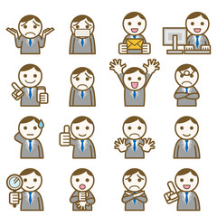 アイコン ビジネスマン A100