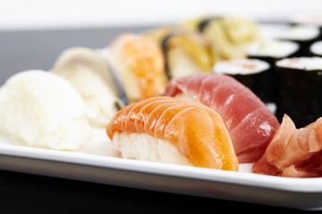 Sushi Menü, Nahaufnahme