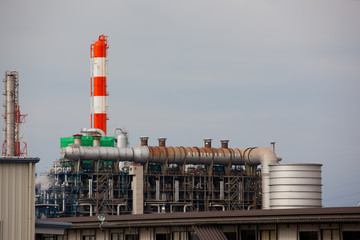 Oil refinery in Japan