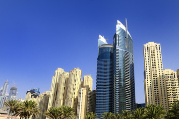 Fototapeta na wymiar Dubai city, Marina District