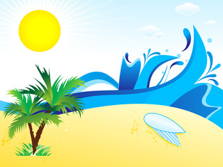 abstract summer theme  background