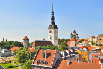 Obraz premium View of Old Tallinn