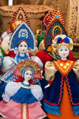 Fototapeta na wymiar Russian dolls