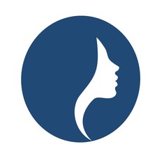 Young woman with beautiful hair-icon