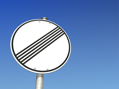 Schild Verbote aufgehoben