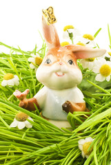 Porcelain figurine of a rabbit