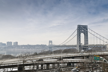 Ponte George Washington - New York - obrazy, fototapety, plakaty