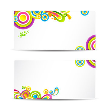 Colorful Visiting Card