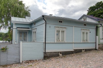 Fototapeta na wymiar maison finlandaise
