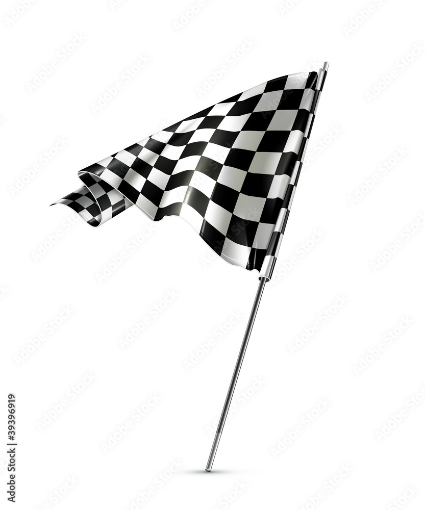 Canvas Prints checkered flag