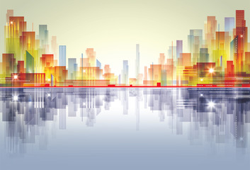 Obraz premium City Landscape