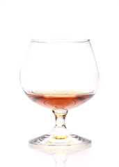 Glass of cognac