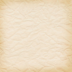 Delicate yellow background crumpled paper