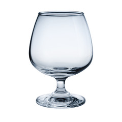 Brandy glass isolated on white