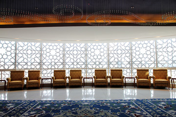 hotel lobby