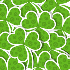 Template St. Patrick's day pattern, vector